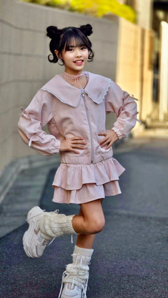 日本一可愛い小学生アイドル・舞川ゆの、ガーリーなファッションで登場！「橋本環奈さん、=LOVEの佐々木舞香さんが憧れ」