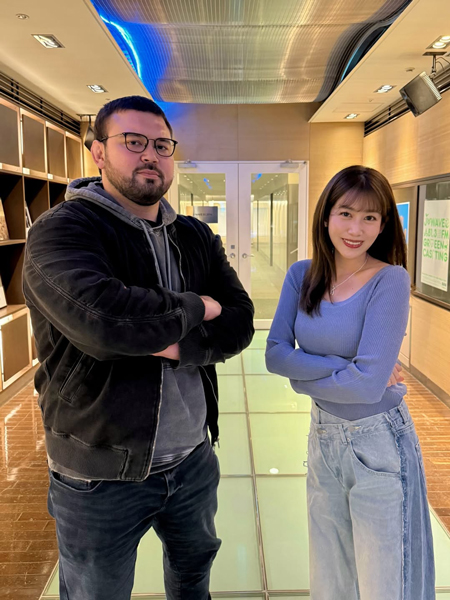 「アロン選手に負けてないぐらい、貫禄あるね」中川安奈、笑顔のツーショットに反響