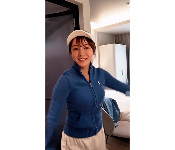 森千晴、美スタイル映えるゴルフウェア姿を披露！！ファン絶賛「このコーデと素顔本当に素敵でかわいいですね」