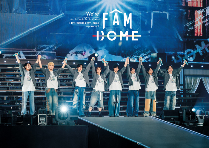 timelesz、新体制初ドームツアー映像作品「We're timelesz LIVE TOUR