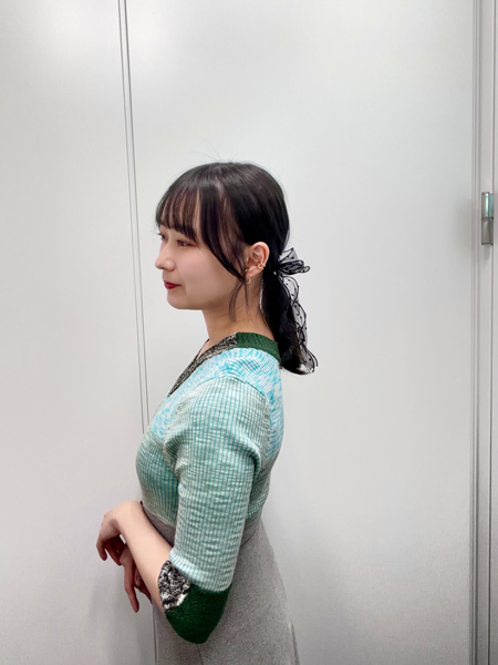 元乃木坂46・鈴木絢音、爽やか！ミントグリーン×グレーの爽やかコーデを披露