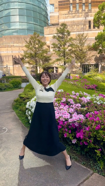 気象予報士・今井春花、わんぱくダンスで愛嬌抜群！「元気だねぇ」