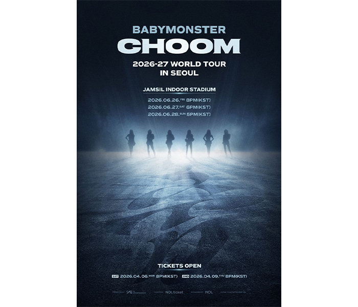 BABYMONSTER、2度目のワールドツアーソウル公演の先行予約がスタート！新曲への期待も高まる
