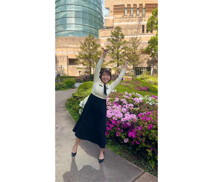 気象予報士・今井春花、わんぱくダンスで愛嬌抜群！「元気だねぇ」