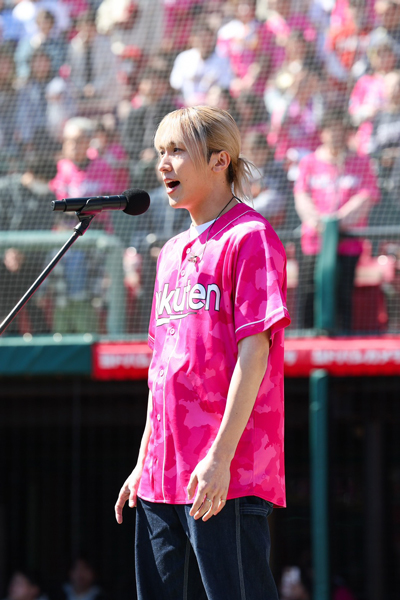 GENIC、楽天モバイル最強パーク宮城に登場！国歌独唱やイニング間イベントでスタジアムを熱く盛り上げた！国歌独唱の小池竜暉「楽天イーグルスの皆さんに勢いをつけられれば」