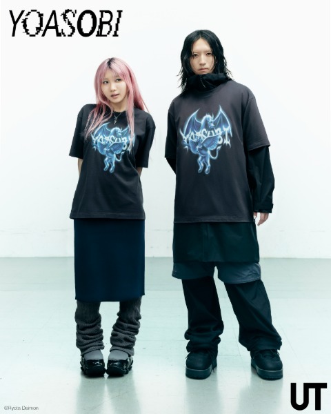 YOASOBI 5年ぶりに、ユニクロのグラフィックTシャツブランド「UT」とのコラボが決定!