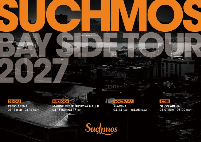 Suchmosが8年ぶりの全国アリーナワンマンツアー開催決定！4都市の「港」を巡る「Suchmos BAY SIDE TOUR 2027」本日よりチケット先行受付開始