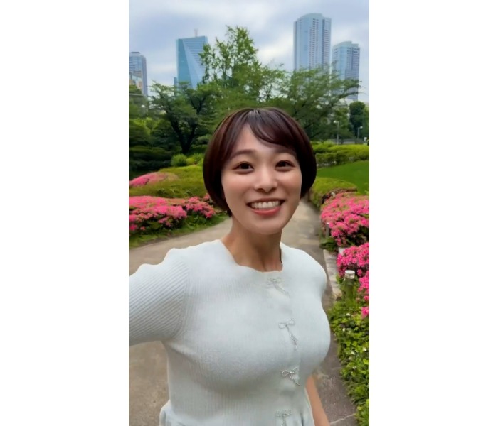 今井春花、ピッタリ清楚衣装で無邪気な駆け寄るムービーにファン悶絶！