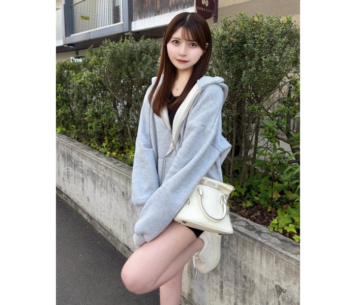 秦はるか、ミニ丈シンプルファッションで美脚スラリ「たまらないかわいい」「髪の毛サラサラでコーデお似合いで可愛い」