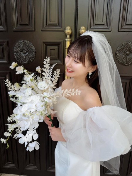 田中美久、魅惑的なウェディングドレス姿に！