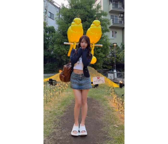 大谷映美里、くねくねダンスで可愛さバツグン！！「仕事のストレスが消える可愛さ。」