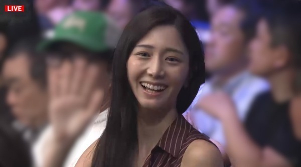 斎藤恭代、K-1客席で中継カメラに抜かれた笑顔に反響！自然体な姿に「超絶可愛い」と絶賛の声