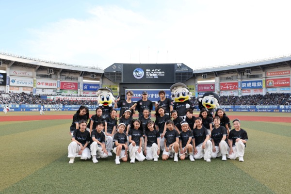 【速報】EXILE B HAPPY・中務裕太、TETSUYAが千葉マリンスタジアムにてセレモニアルピッチで登場！