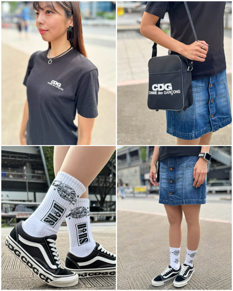 全身コムデギャルソンのコーデで 大橋めりさが登場！ 「この夏はサーフィンやダイビングに挑戦したい」〈Tokyo Shibuya Collection PRESS〉