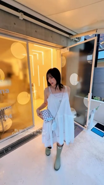 「全てが…美しい」本田翼、ドット柄のキュートワンピ姿で時止めチャレンジ！！