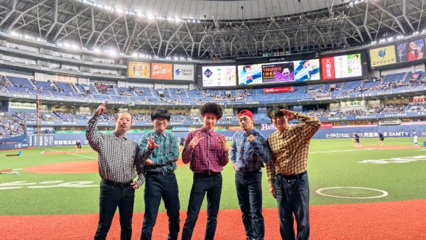 REAL AKIBA BOYZ、京セラドーム大阪でダンス披露!DRAGONが人生初のセレモニアルピッチ